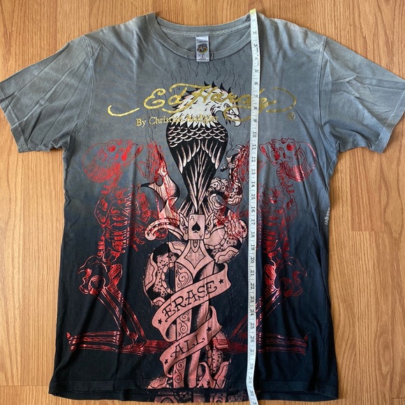 ❤️ Ed Hardy by Christian Audigier Eagle Tee Size Large NWOT - Picture 5 of 12
